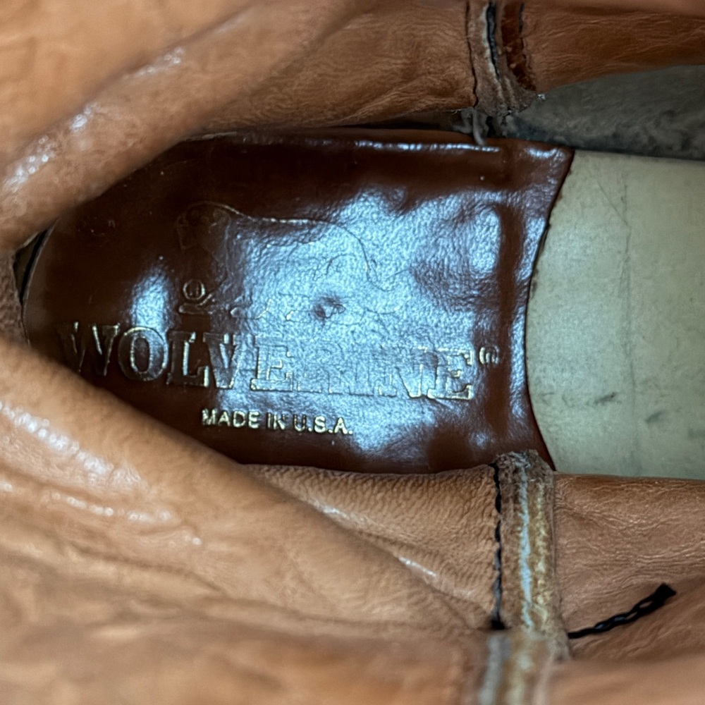 SOLD Vintage 1970s Tan Suede Cowboy Boots - Picture 5 of 5